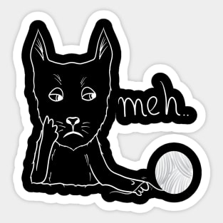 Meh cat Sticker